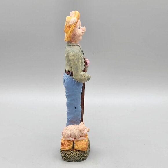 Tall Skinny Pig Resin Figurine 5.75" Farmer Country - Picture 4 of 8